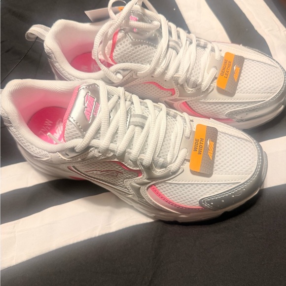 Avia Shoes - Avia Women's White and Pink Athletic Shoes